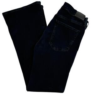Citizens of Humanity Emmanuelle Slim Bootcut Jeans Dark Navy Black Ink Wash 30